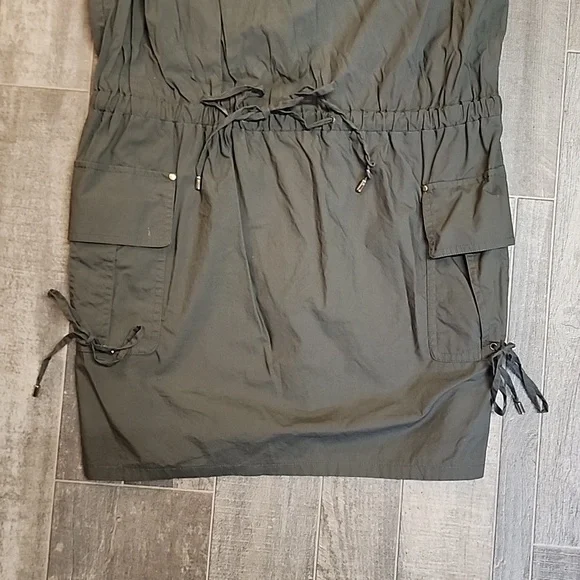 Mode International brand cargo style one shoulder dress - Picture 8 of 10